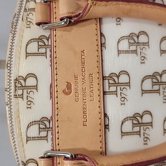 Dooney & Bourke Genuine Florentine Vacchetta Leather Handbag / Crossbody - Picture 5 of 15